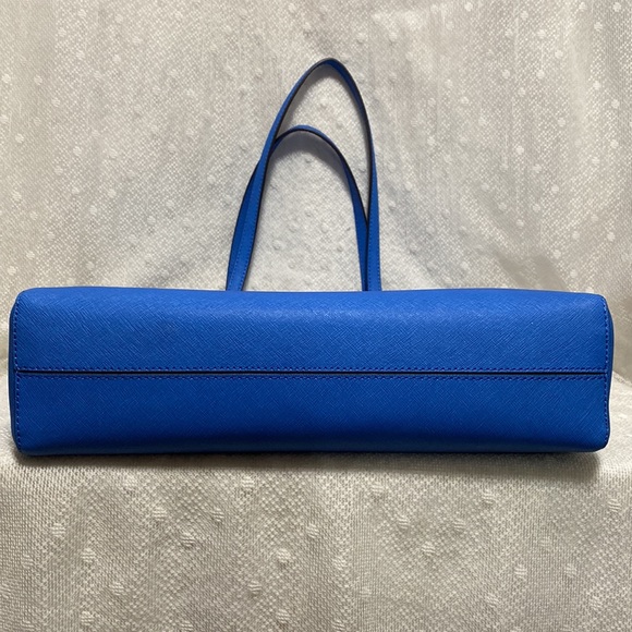 *SOLD*MICHAEL Michael Kors Jet Set Travel LG NS Saffiano Leather Tote In Blue - Picture 10 of 15